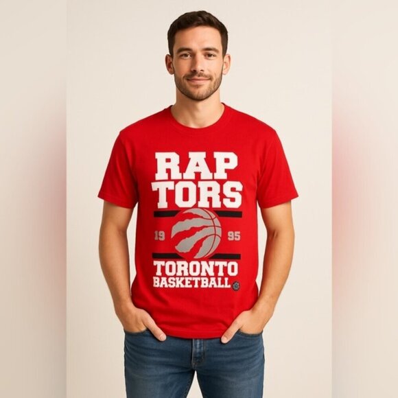 NBA Other - Toronto Raptors 1995 Graphic Red T-Shirt Men’s Medium